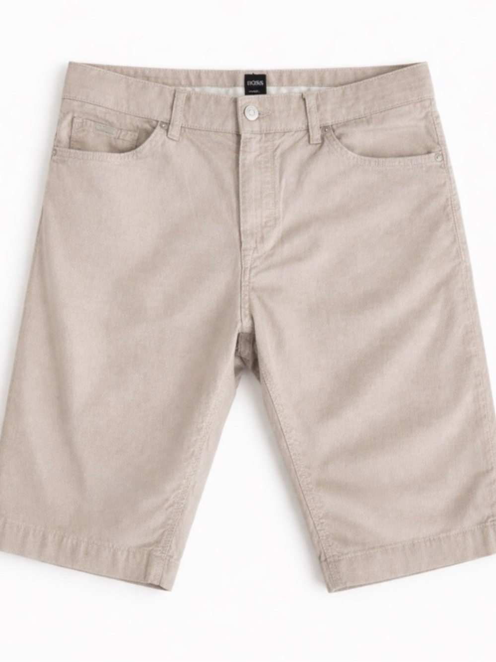 Hugo Boss Khaki Stretch Shorts – M Size 33/32